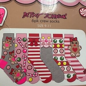 Betsey Johnson Holiday gift Socks Set
